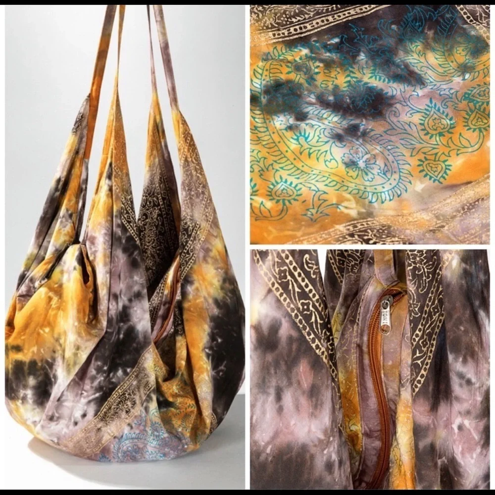 The SAFFRON Boho Print Shoulder Bag